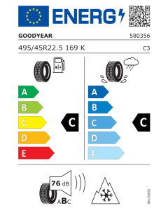 GOODYEAR 495/45 R22.5 OMNITRAC MSD II 169K M+S 3PSF TL